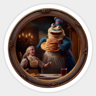 Madam Brie and the Pancake Monster Take Over the Citadel! Sticker